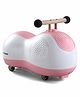 Babyhug Peanut Musical Ride-On for Kids - Pink| Fun Light & Music| Foot-to-Floor Operation| Safe with Round Edges| Sturdy Build|  Comfortable Seat| Indoor & Outdoor Play Toy
