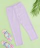 Pantaloons Junior Knit Solid Jeggings - Lilac