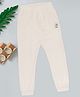 Pantaloons Junior Cotton Knit Solid Joggers - Off White