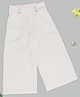 Pantaloons Junior 100% Lyocell Woven Solid Wide Legged Pants - Off White