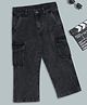 Pantaloons Junior Denim Mild Washed Jeans - Black