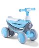Musical Twist Ride-On Scooter for Kids - Blue| 4-Wheel Bike with Light, Music & Headlights| Comfortable Seat| Fun Indoor-Outdoor Toy for Boys & Girls| Gifting Idea for 2+ Years Kids