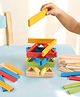 Archimedes Creative Wooden Blocks - 100 Pieces| Multi-Color Building & Stacking Blocks| Inspires Imagination & Improves Patience|Educational Set for Kids| Stem Learning
