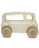 Amary Wooden Grey Push & Pull Bus Toy, Eco, Friendly & Non, Toxic, Develops Motor Skills
