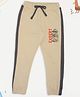Pantaloons Junior Cotton Knit  Dinosaur Printed Joggers - Khaki