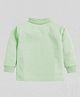CUTOPIES Cotton Knit Full Sleeves Ribbed Tee - Green