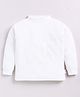 CUTOPIES Cotton Knit Full Sleeves Ribbed Tee - White