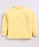 CUTOPIES Cotton Knit Full Sleeves Ribbed Tee - Lemon