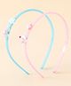 Babyhug Hair Bands with Star Applique Pack of 2 - Blue & Pink