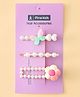 Pine Kids Free Size Hair Pins And Clips Pack of 3 - Pink