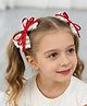Babyhug Free Size Bow & Butterfly Clips Pack of 2 - Red