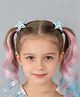 Babyhug Free Size Bow & Butterfly Clips Pack of 2 - Blue