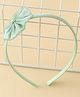 Babyhug Hair Band with Floral Applique - Sea Green