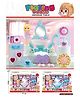Sanjary Kids Dollhouse Playset Portable Dollhouse Toy for Girls color design may vary
