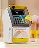 Sanjary  Mini ATM Kids Safe Piggy Bank Electronic Cash Coins Save Box for Kids With Face Recognition Unlocking Birthday Toys Gifts color design may vary