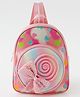 Babyhug Fashion Backpack with Bow Applique & Hear Design - Multicolor