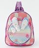 Babyhug Fashion Backpack With Butterfly & Floral Applique - Multicolour