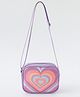 Babyhug Free Size Sling Bag With Hearts Design - Multicolor
