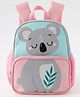 Babyhug Free Size Fashion Backpacks With Koala Design - Blue & Pink