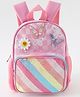 Babyhug Free Size Fashion Backpacks With Butterfly Design & Applique - Multicolour
