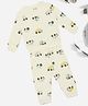 Pantaloons Baby Cotton Knit Full Sleeves Trucks Printed Coordinating Sweatshirt & Joggers Set - Off White
