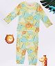 Pantaloons Baby Cotton Knit Full Sleeves Animal Printed Coordinating Tee & Joggers Set - Multi Colour