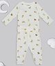 Pantaloons Baby Cotton Knit Full Sleeves Puppy Printed Tee & Joggers Set - Cream