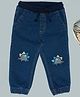 Pantaloons Baby Denim Dinosaur Embroidered Jeans - Blue