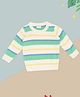 Pantaloons Baby Knit Full Sleeves Striped Sweater - Multi Colour