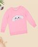 Pantaloons Baby Knit Full Sleeves Bunny Patch Detailed  Sweater - Pink