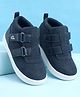 Babyoye Velcro Closure Solid Colour Casual Shoes - Navy Blue