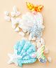 Babyhug Hair Pins And Clips With Sequin and Pearls Pack of 2 - Multicolor