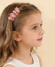 Babyhug Free Size Bow & Butterfly Clips Pack Of 2 - Pink