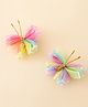 Babyhug Free Size Bow & Butterfly Clips Pack Of 2 - Multicolor