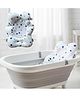 Safe-O-Kid Baby Bath Support Harness, Anti-Slip & Quick Drying, Soft Sponge Cushion with Safety Straps for Newborns, Ideal for 6 to 24 Months- White, Pack of 2