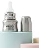 Nuluv Narrow Neck Steel Feeding Bottle 60ml with S size nipple
