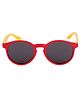 DukieKooky Colour Blocked  Polarized UV Protected Wayfarer Sunglasses - Red
