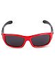 DukieKooky Colour Blocked Polarized & UV Protected Sunglasses - Red