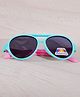 Dukiekooky Colour Blocked Polarized UV Protected Aviator Sunglasses - Sea Green