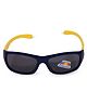 DukieKooky Colour Blocked Polarized Rectangle Unisex Sunglasses - Navy Blue