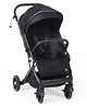 Bonfino Triton Ace Landscape Stroller with Reversible Handle - Black| Safety Harness| Suspension Wheels| Swivel Lock| Linked Brake| Reclining Seat| Adjustable Leg Rest| Foldable Canopy