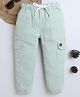 BAATCHEET Cotton Woven Solid  Joggers - Green