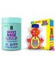 British Life Sciences Happi Kidz Calcium+Vitamin D3 Gummies & Happi Kidz Zinc+Vitamin C Gummies Combo | Natural, Strong Bones, Muscles and Teeth, Boosts Immunity