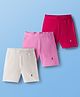 Pine Kids Cotton Lycra Knit Solid Colour Cylcing Shorts(Colour May Vary)