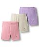 Pine Kids Cotton Lycra Knit Solid Colour Cycling Shorts (Colour May Vary)