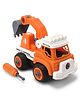 little fingers DIY Assembly Excavator 2 Pieces - Orange