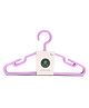 Plastic Hangers for Newborn & Infant Clothes, Pack of 5 Purple| Lightweight Durable Closet & Drying Hangers