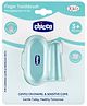 Chicco Finger Toothbrush Gentle On Enamel & Gums - Light Blue
