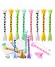 IncyWincy Giraffe Gel Pens for Kids Cute Animal Theme 0.5mm Smooth Writing Pens, Birthday Return Gifts & Party Favors Fun Novelty Stationery Pack of 12 - Multicolor