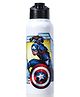 Play Nation Marvel Captain America Stainless Steel Water Bottle - 750ml| Leak Resistant| BPA Free| Rust Proof| Gifting for School Going Boys & Girls| Convenient Flip Cap| Ideal for Home and Outside Use